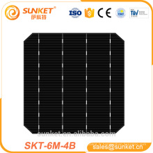 Cellule solaire mono-cristalline à rendement le plus élevé de 21-24% sans barre omnibus